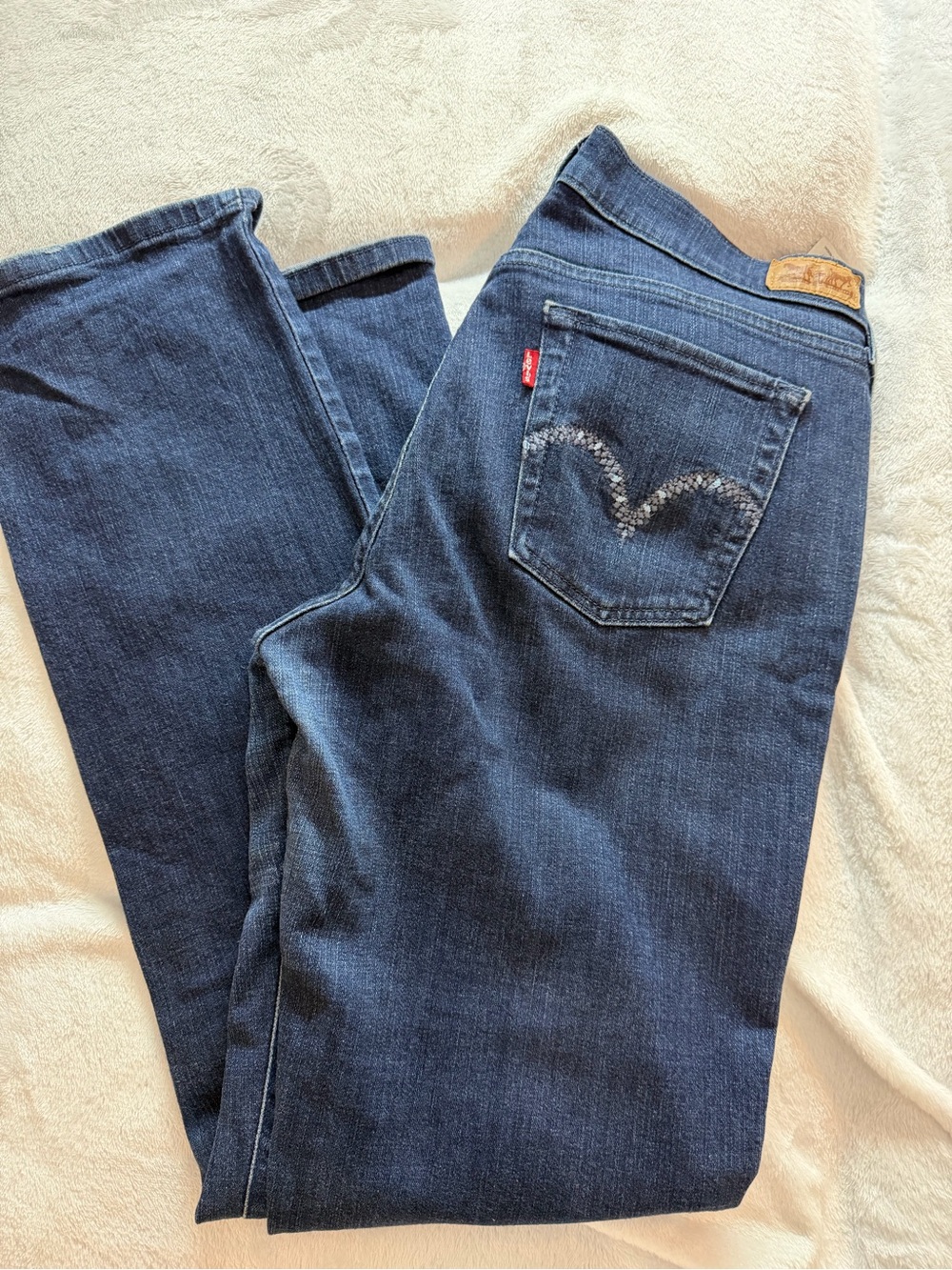 Levi's 505 Women's Indigo Straight Leg Jeans 12L  2415